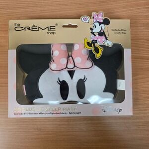 The Creme Shop Disney Minnie Mouse 3D Plushie‎ Sleep Mask Blackout Pink MSM8408